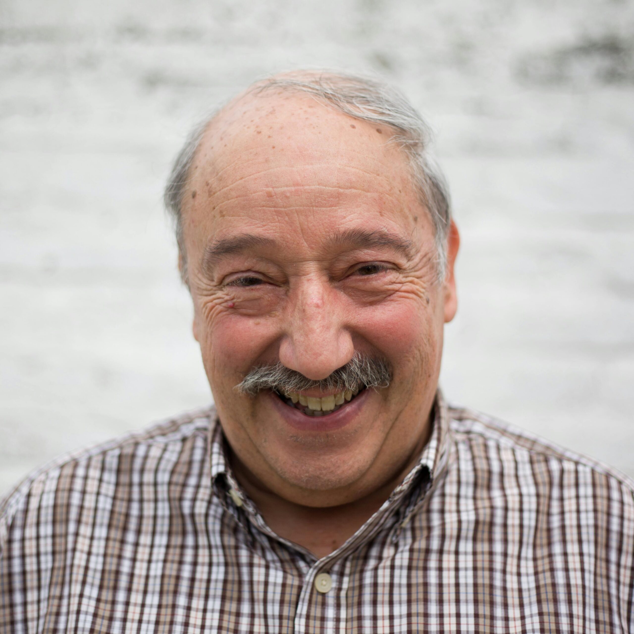 Portrait of Smiling Elderly Man